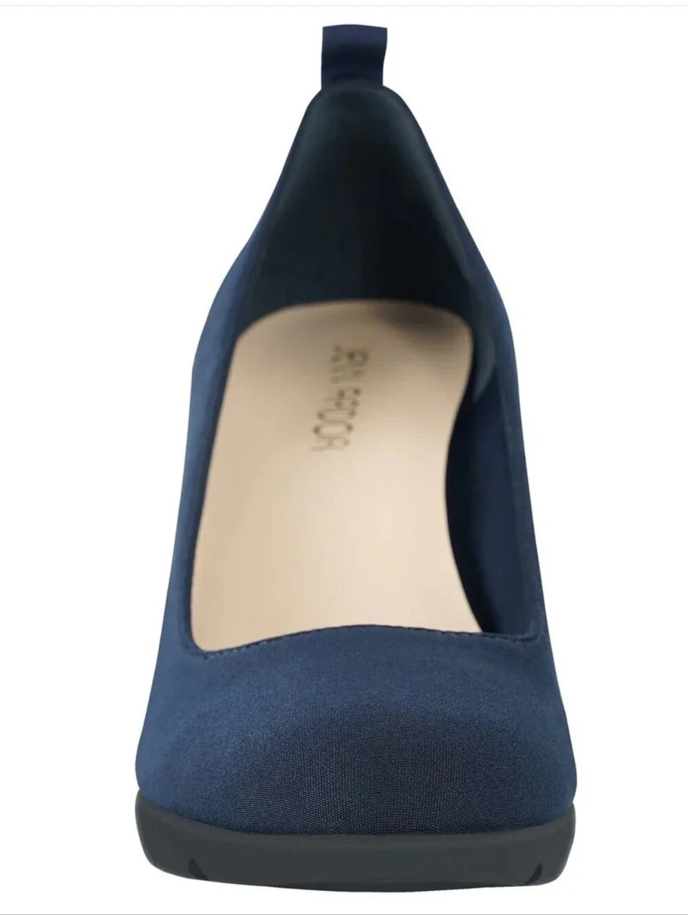 NWOT Jenn Ardor Navy Round-Toe High Heels Chunky  Pumps Sz 6